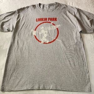 Linkin Park Gray Tshirt With Graphics Size 2XL New